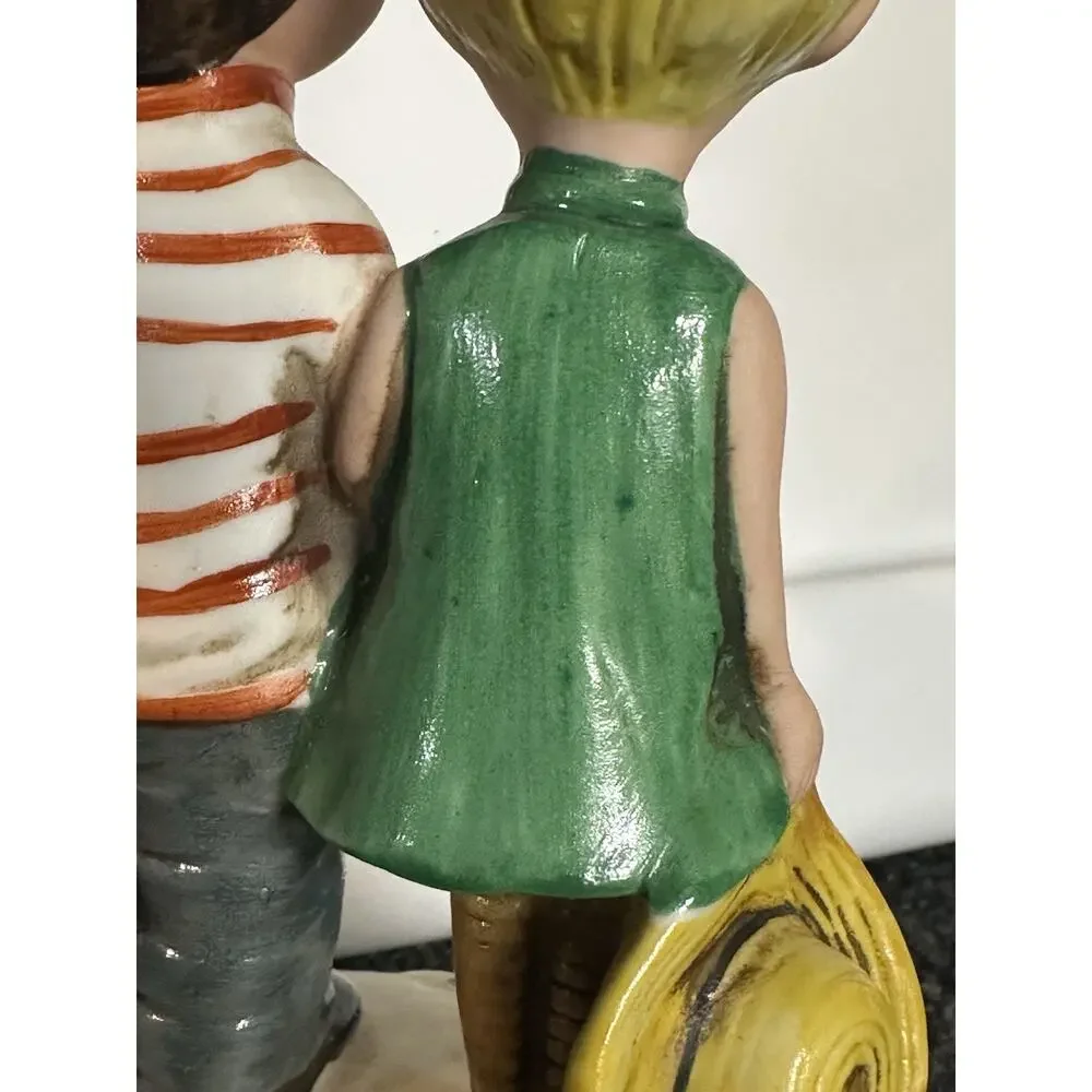 Vintage 1974 Gorham Moppets Wind Up Music Fran Mar Children At Beach